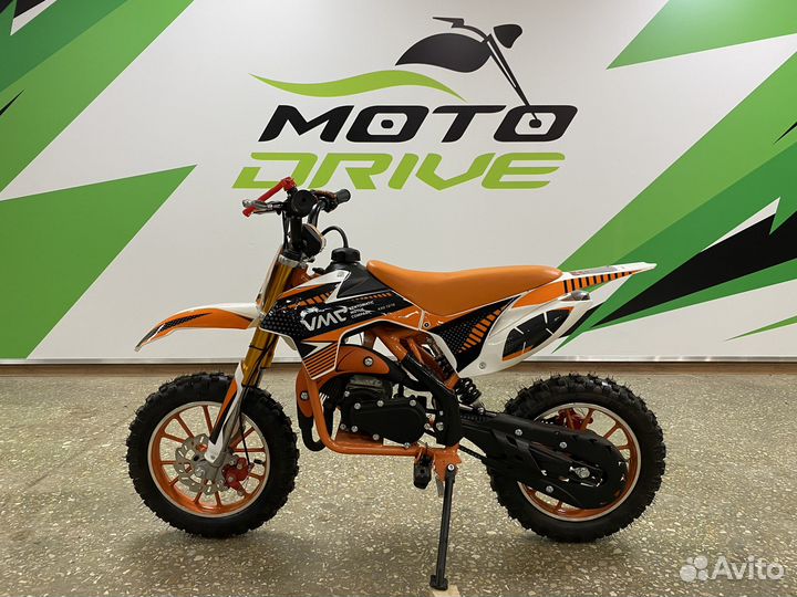 Питбайк детский 50cc 2т колеса 10x10