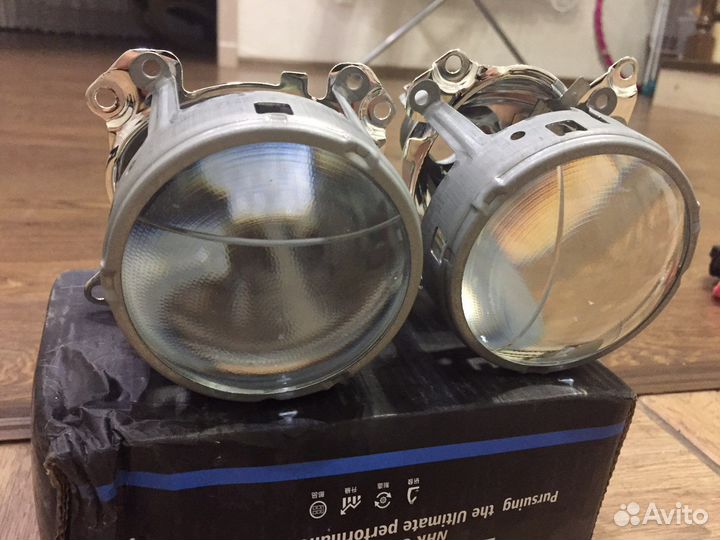 Галогеновые линзы на volvo s40