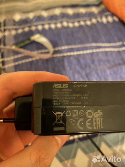 Блок зарядки от ноутбука asus