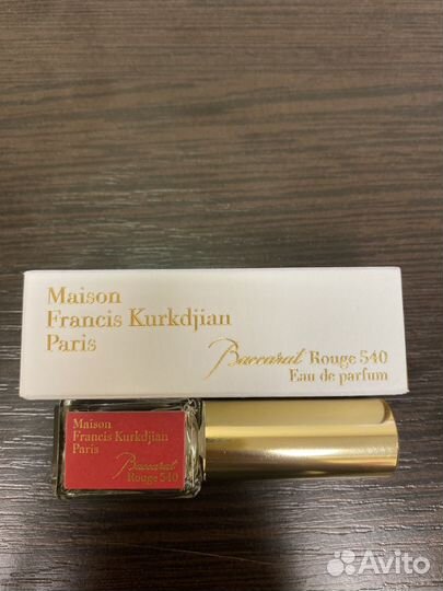 Maison francis kurkdjian baccarat rouge 540