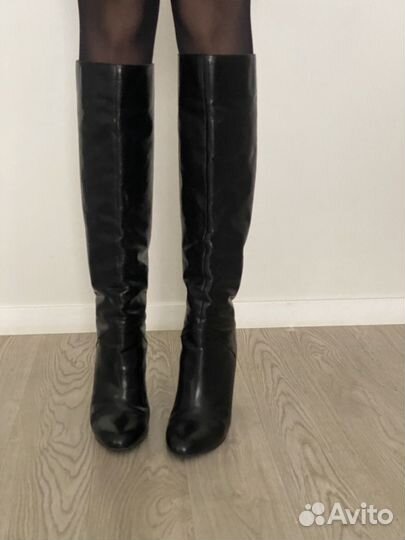 Сапоги женские натуральная кожа 38