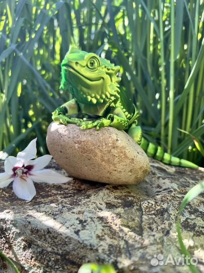 Игуана полноразмерная, подвижная