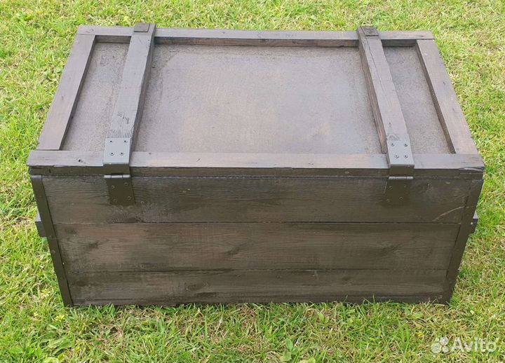 Ящик деревянный сундук комод декор для дачи и сада