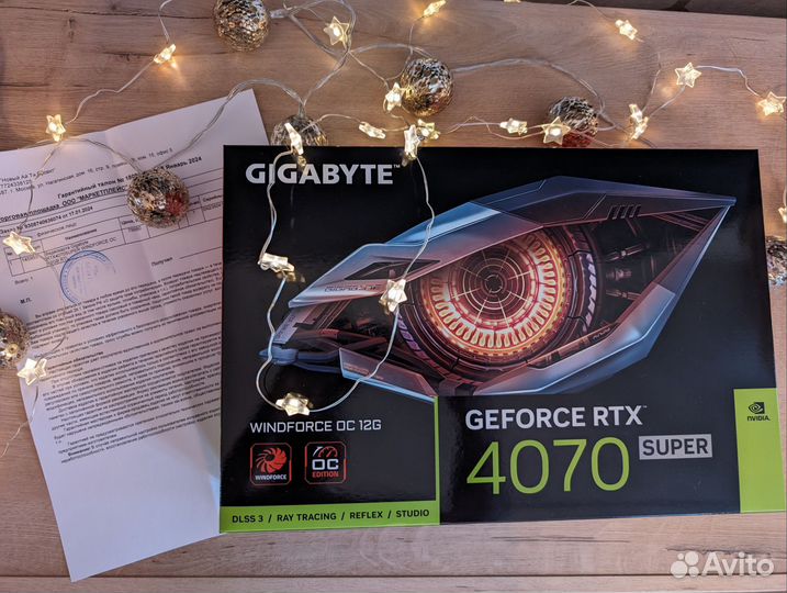 Видеокарта Rtx 4070 Super Gigabyte Windforce OC