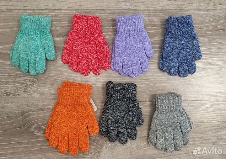 Перчатки и варежки детские осень-весна