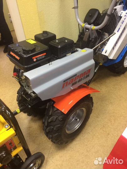 Мотоблок Парма на тяговых колесах