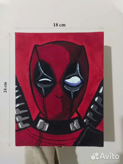 Картина акрилом на холсте с подрамником