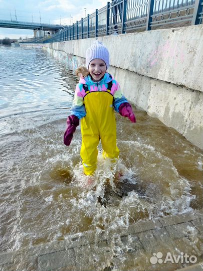 Непромокаемый полукомбинезон/штаны,от 80 до 140 см