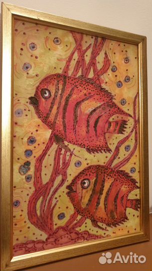 Картина батик 