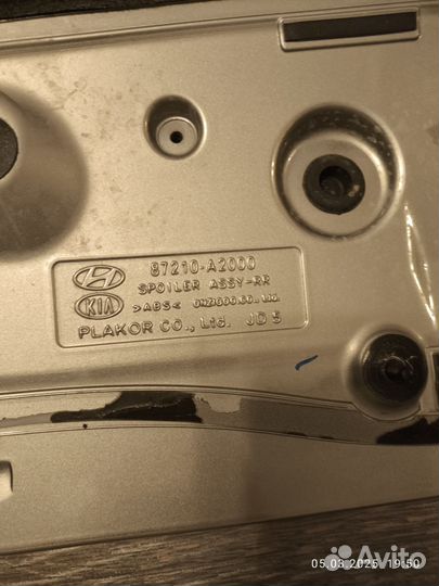 Спойлер kia ceed jd