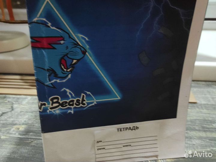 Тетрадь с картинкай логотип Мистара бистара