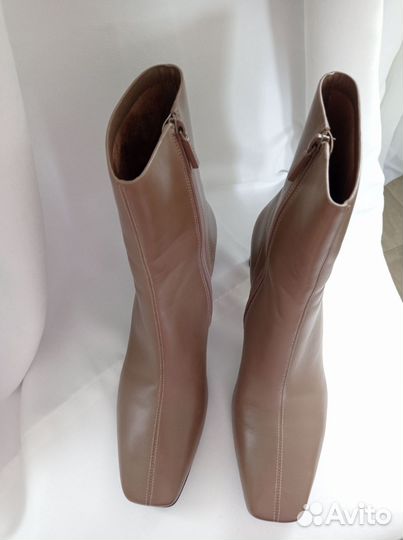 Полусапоги женские натуральная кожа весна-осень 41