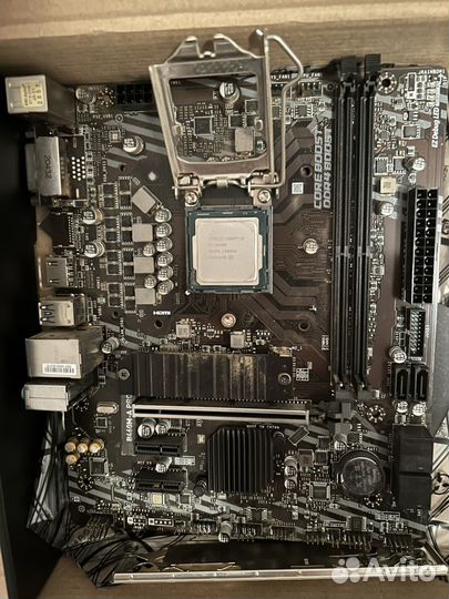 Материнская плата с процессором i5-10400f + b460m