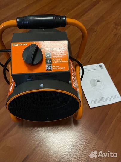 Пушка тепловая электрическая тпк 3000 Вт