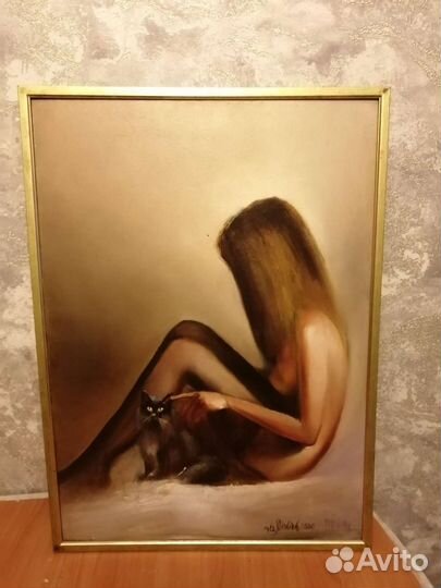 Картина маслом на холсте в раме