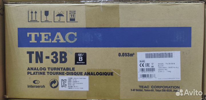 Проигрыватель винила Teac TN-3B SE Black