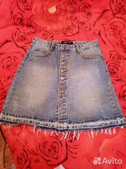 Юбка джинсовая