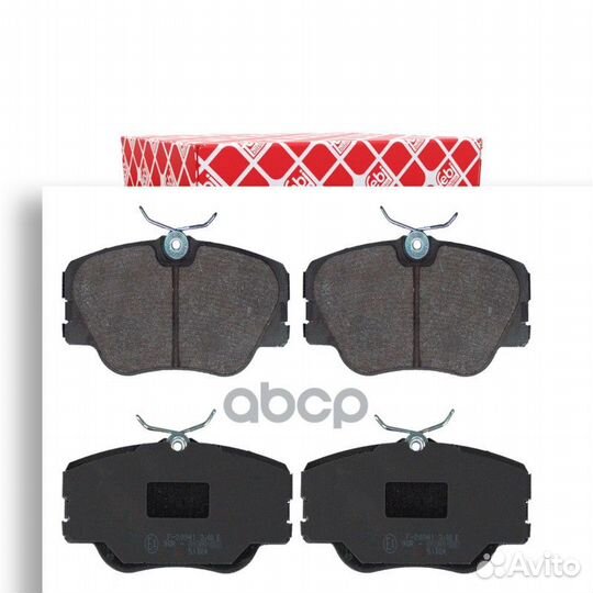 Колодки тормозные дисковые перед 16193 Febi