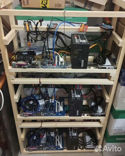 Корпус тушка риг для майнинг фермы