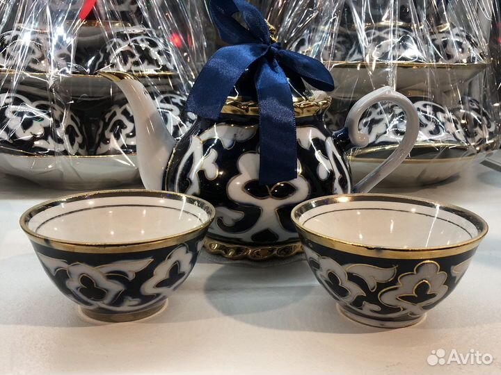 Подарочный набор чайной фарфоровой посуды Пахта