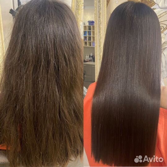 Кератиновое выпрямление