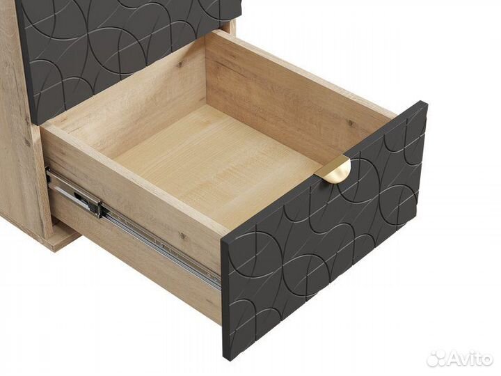 Тумба прикроватная Монблан-1 Lunge Grafit