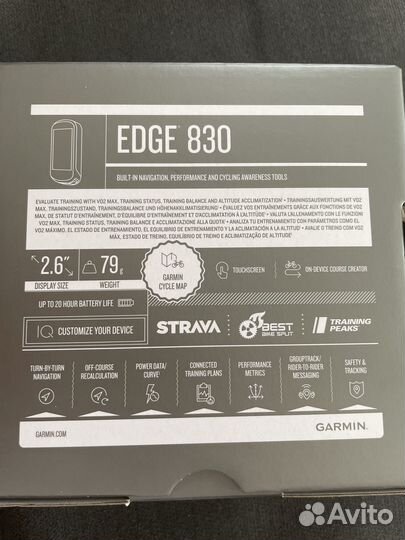 Garmin edge 830