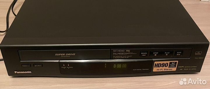 Видеомагнитофон panasonic NV-HD90EE