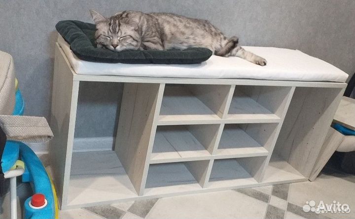 Тумба для обуви 08.56 Лайт дуб белый, наличие