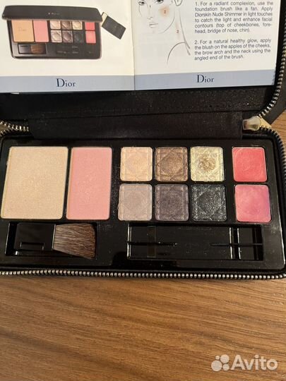 Тени Too Faced,Dior тревел палетка