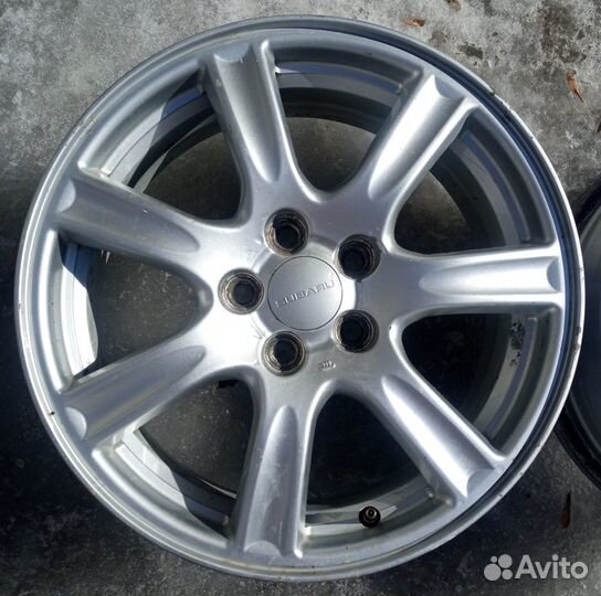 Литые диски для Субару (subaru) R16 5X100х56.1