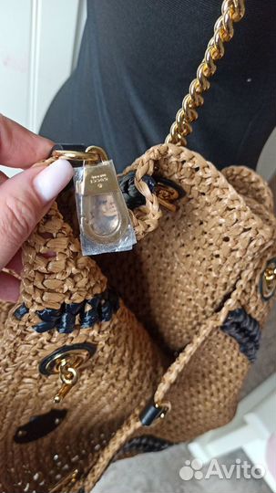 Cумка Gucci Marmont GG Raffia