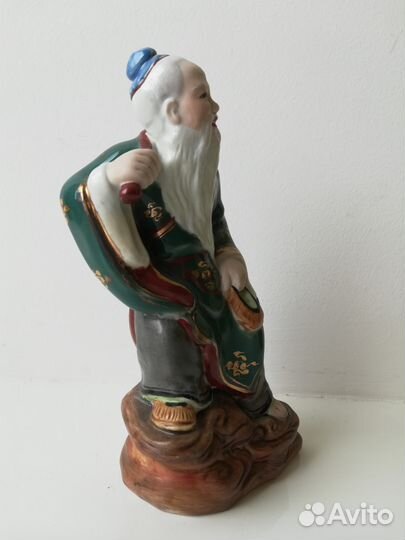 Старый Китай, фарфоровая статуэтка, Дун Фан Шо