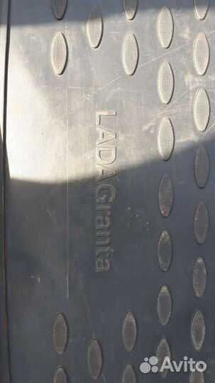 Коврик резиновый лада гранта не пластик