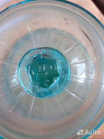 Ваза на ножке стекло СССР