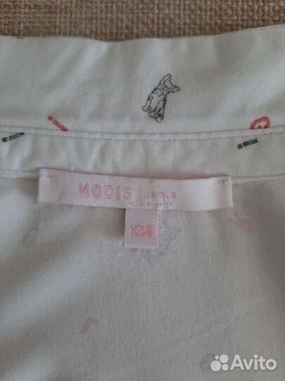 Блузка белая для девочек 134