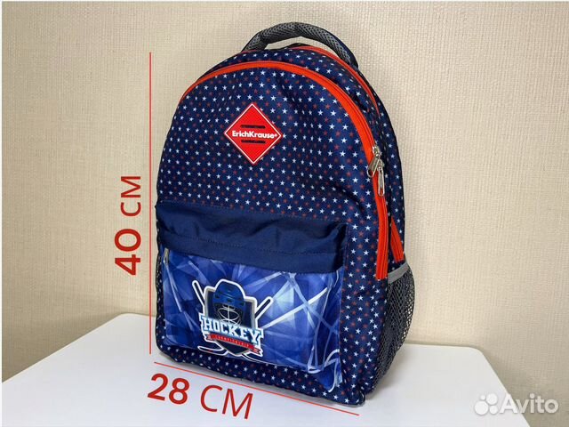 Школьный рюкзак. Детский партфель. хоккей