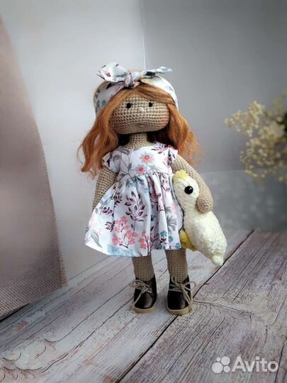 Интерьерная кукла тильда, подарок для девочки