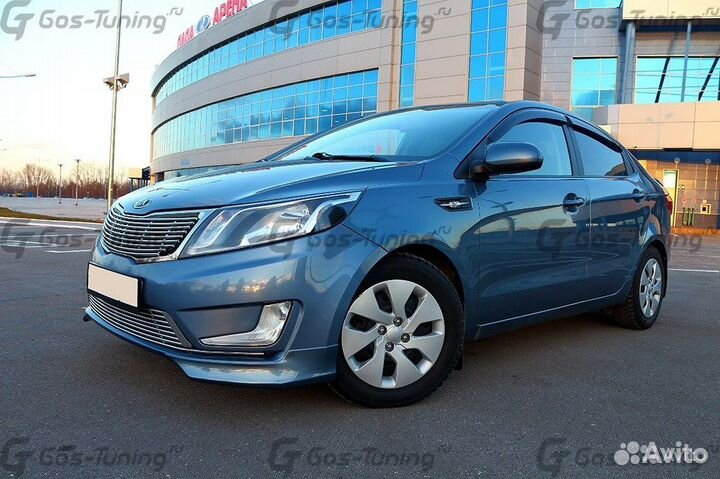 Накладка переднего бампера для Kia Rio 3