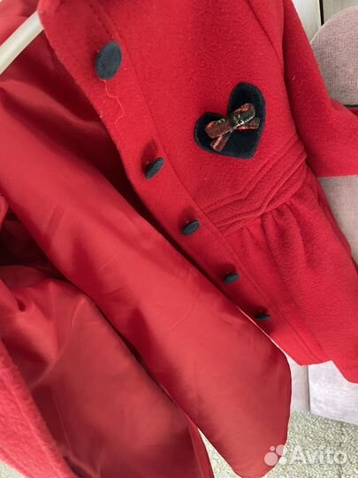 Пальто на девочку 98