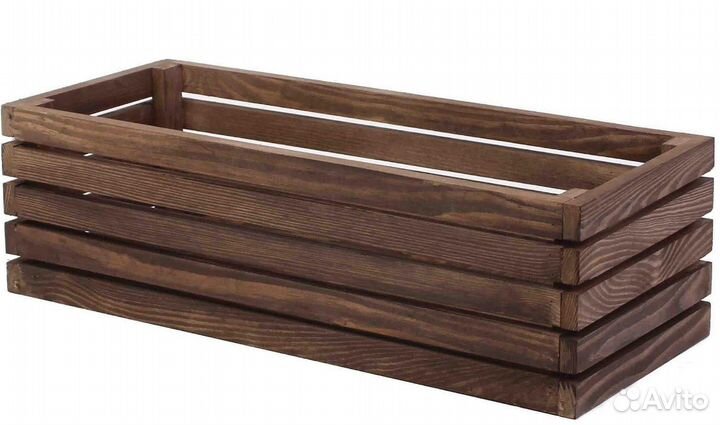 Кашпо уличное деревянное для растений