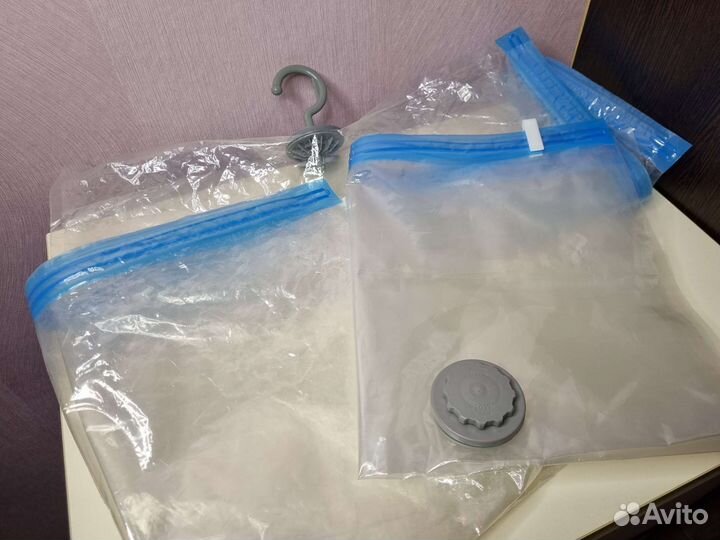 Вакуумные пакеты для одежды 3 шт