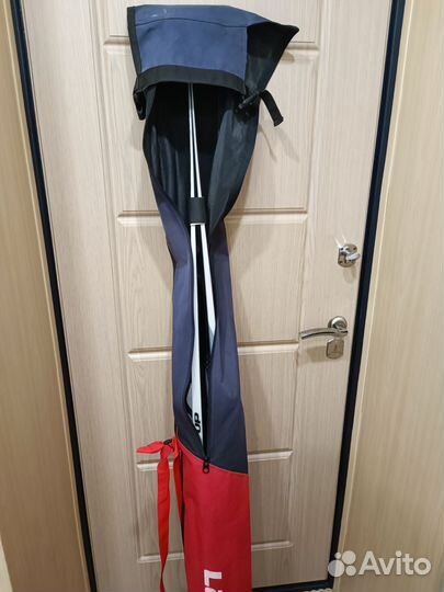 Лыжи с ботинками 38 размер, чехол и палки