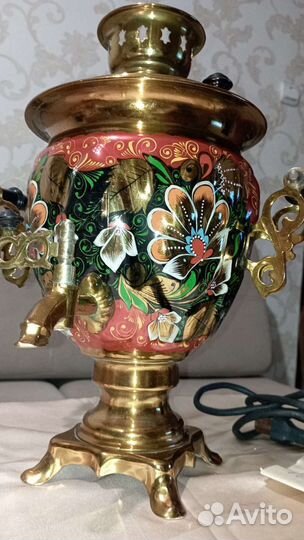 Самовар Тула расписной электрический СССР