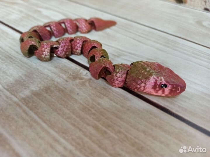 Подвижная Змейка антистресс.3D печать