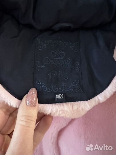 Зимняя курточка для девочки 18/24 состояние отличн