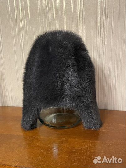 Женская зимняя норковая шапка