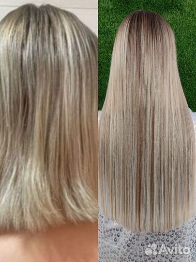 Наращивание волос / Натуральные /Биопротеиновые