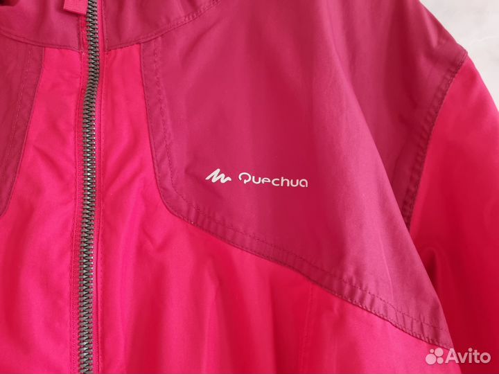 Ветровка женская розовая quechua decathlon 48 р