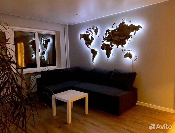 Декоративная карта мира